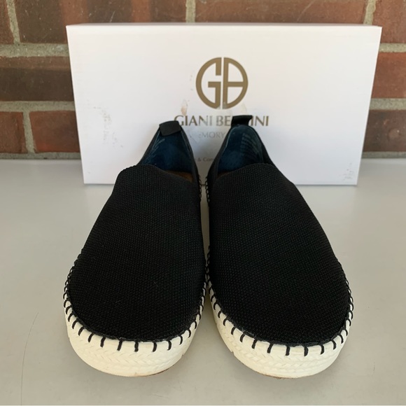 Giani Bernini Womens Nyla Black Knit Memory Foam Slip-On Flats Loafers US 9 M - Picture 3 of 9